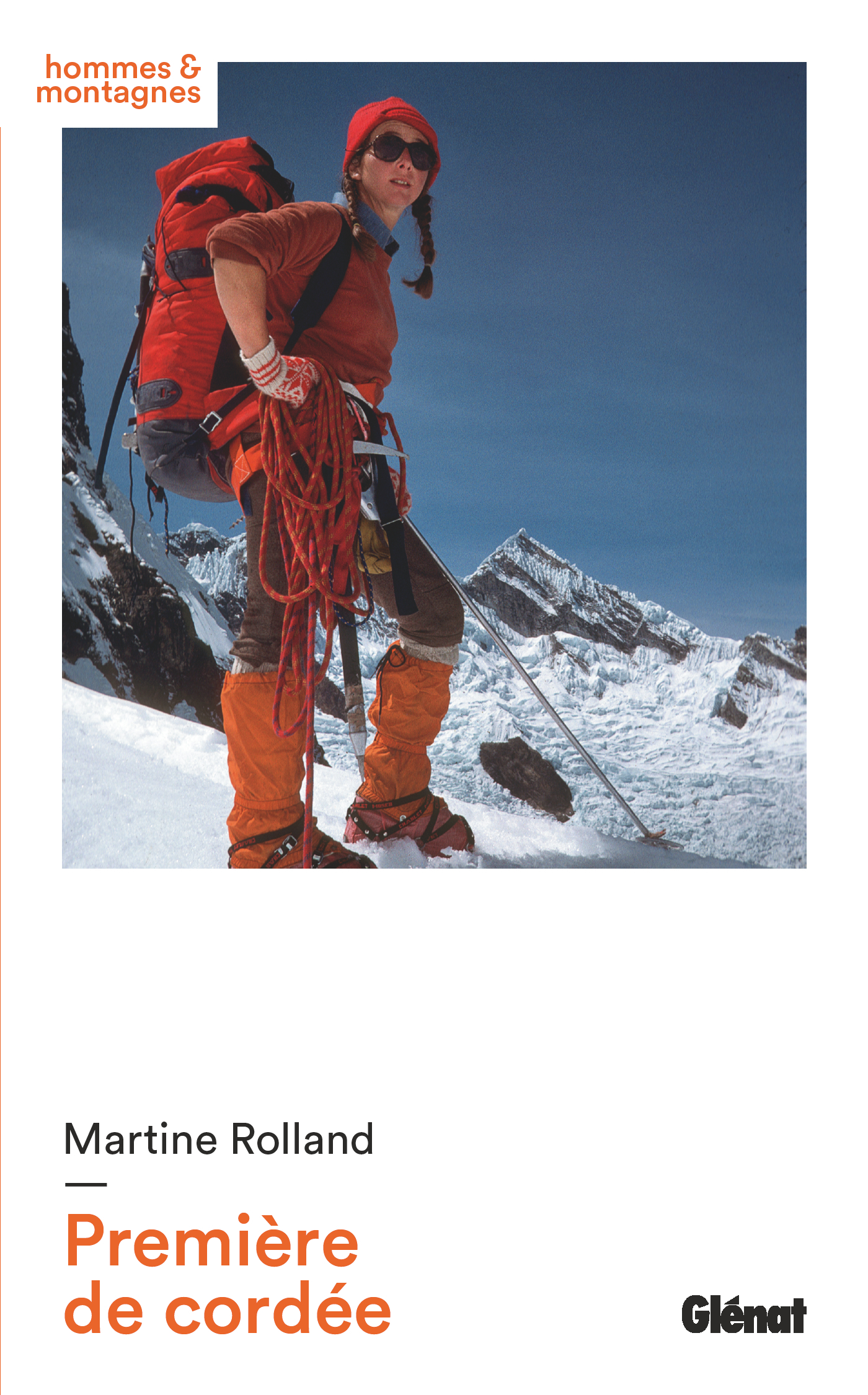 couverture du livre de Martine Rolland, Première de Cordée, éditions Glénat