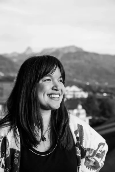 Portrait noir et blanc de Jenny Quenard