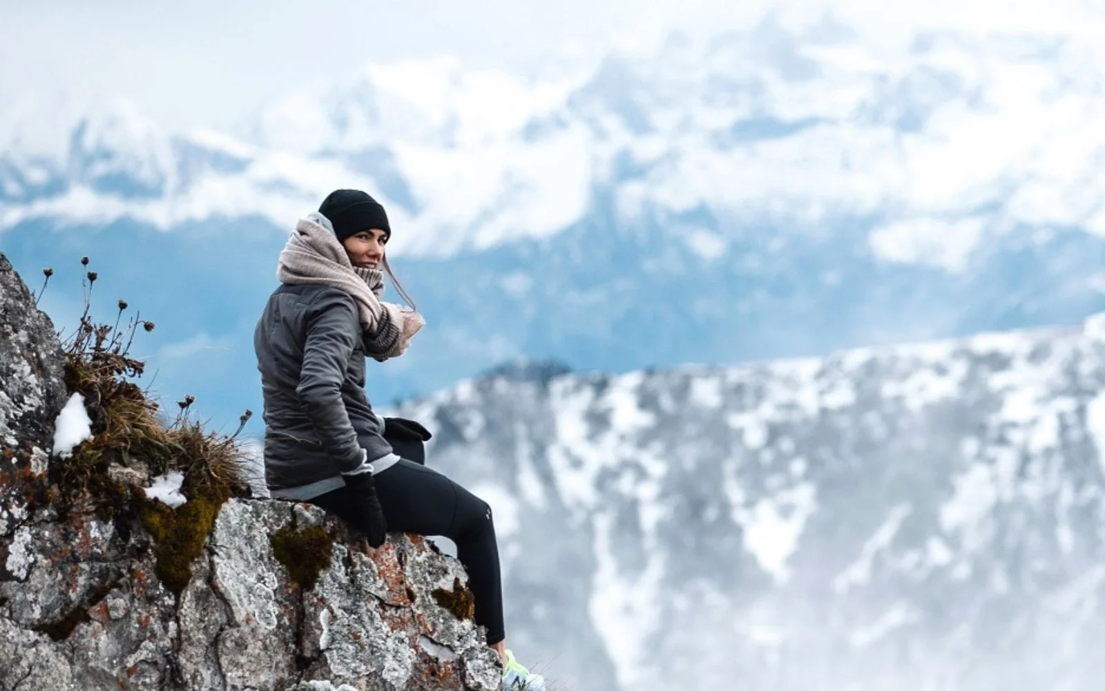 Annika Horn en montagne
