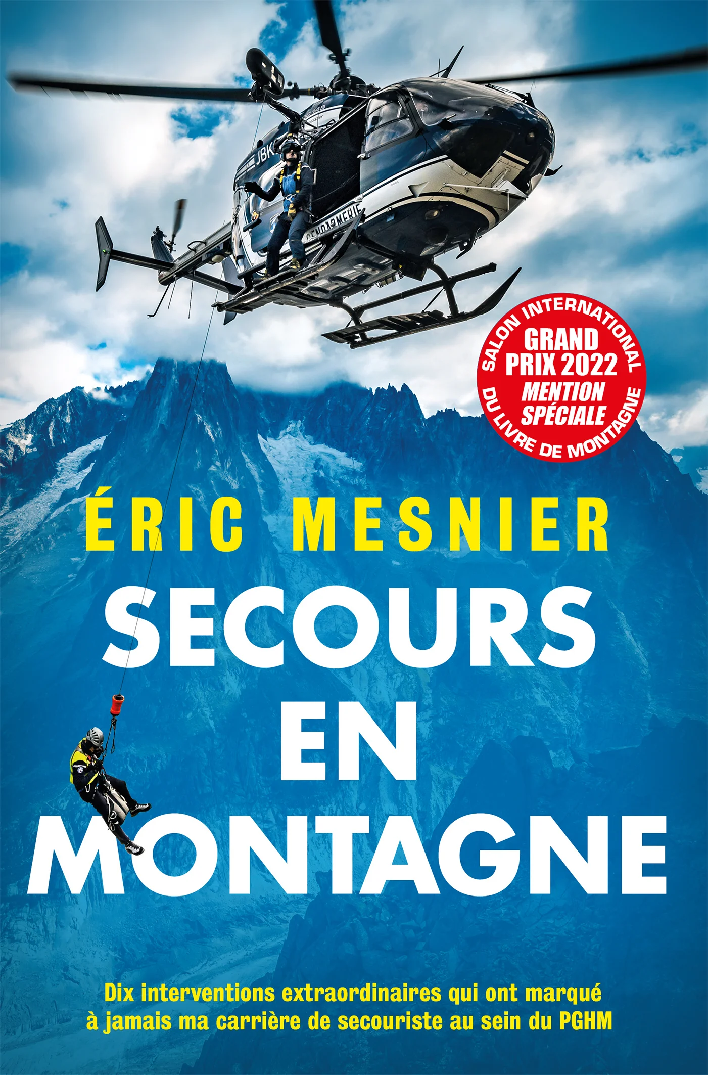 SECOURS EN MONTAGNE2 grid_2024 Couverture du livre Secours en Montagne d'Eric Mesnier, éditions NIMROD