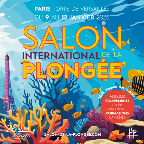 Salon-Plongee-2025 affiche affiche du salon de la plongée 2025