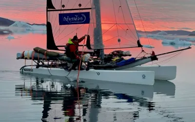 127. UUMMAA expédition : Paola Beneton et Dominique Bleichner : un catamaran au Groenland