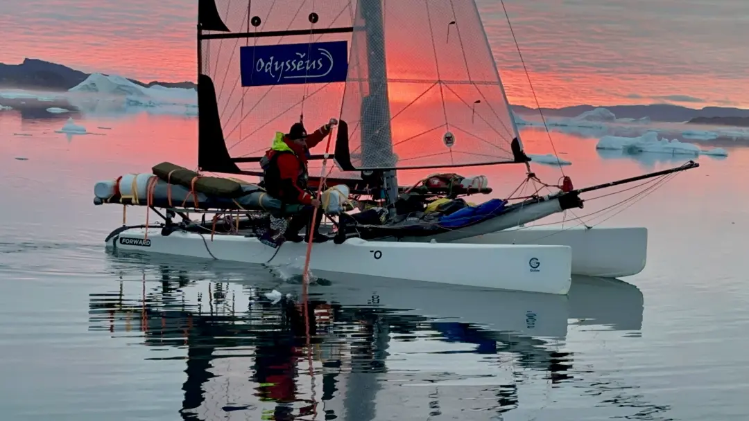 127. UUMMAA expédition : Paola Beneton et Dominique Bleichner : un catamaran au Groenland