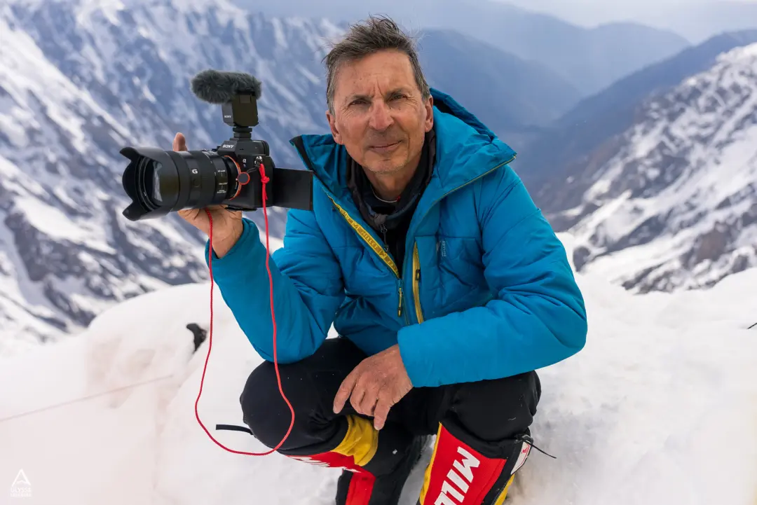 françois damilano caméra au poing en montagne