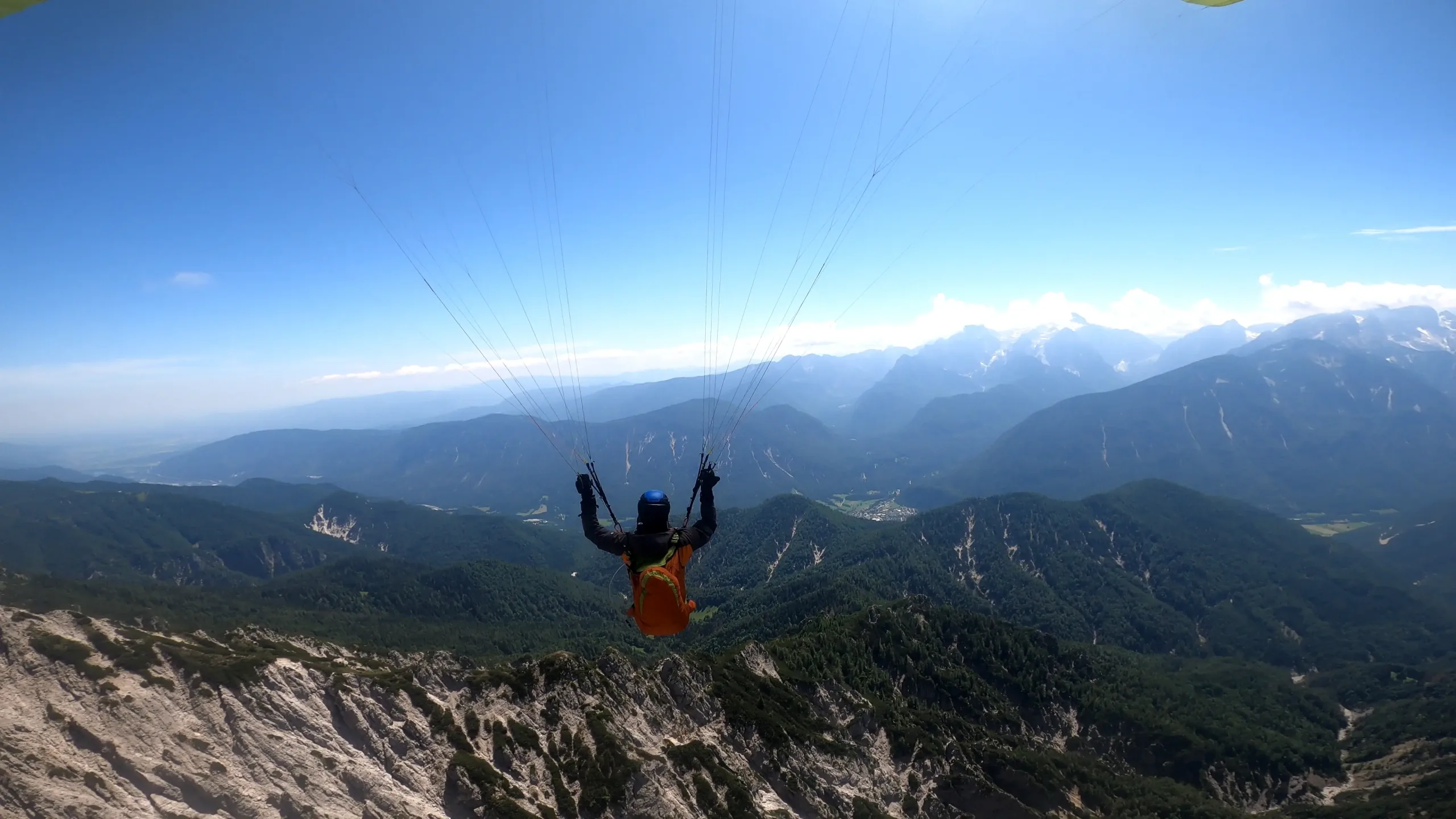 gael meunier en vol parapente